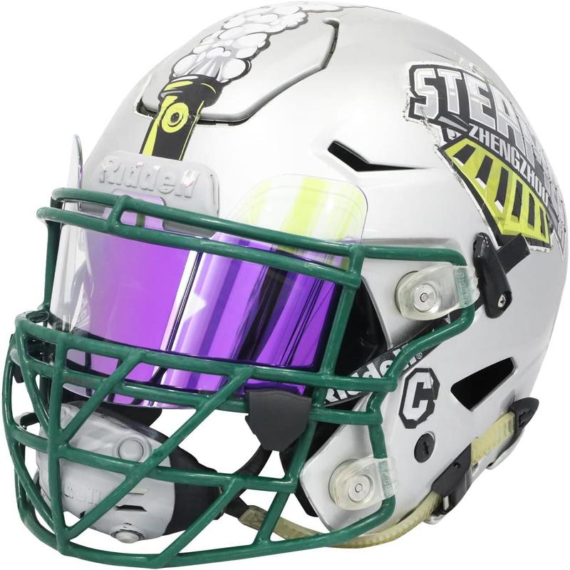 Clear football visor for adults youth eye shield with easy install football visor clips for helmet protection