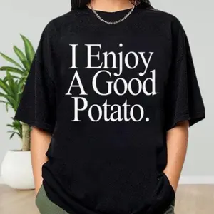 I Enjoy A Good Potato Shirt, Funny Potato Meme TShirt, Vegetarian Humor Shirt, Potato Lover Gift, Carb Appreciation Shirt, Potato Shirt