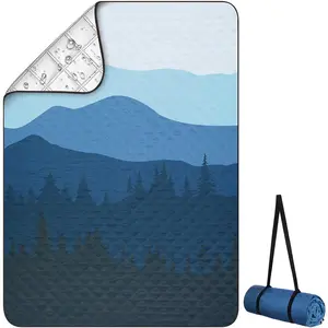 ICOSY Picnic Blankets Beach Blanket, Waterproof Outdoor Blanket Sandproof Picnic Camping Mat Camping Essentials 78" x 59"