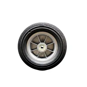 10" x 2.75" Flat Free Appliance Dolly Hand Truck Wheel Only with a 2.25" Centered Hub and Ball Bearings - Dolly Wheels Replacement - 550 lbs. Capacity per Wheel - Service Caster Brand