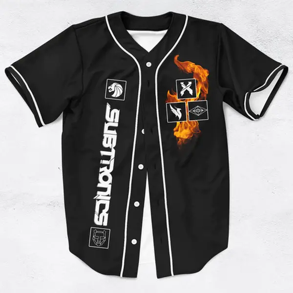 Excision Illenium Rave Baseball Jersey