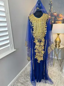 Nasma Hashimi -  Women's Embrodiered Dress, Arabic Dress, Ceremony Dress, Modest, Maxi - Eid, Ramadan, Gifts for Her