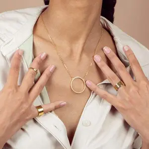 Cyclical Necklace (Brass)