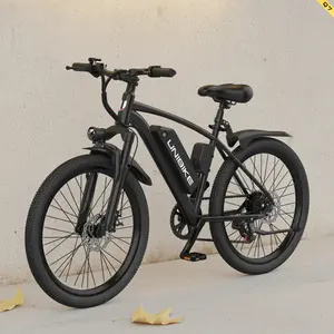 Aairsk Q7 Electric Bike, 26-inch, 750W motor, 36V 10AH battery, 7-speed Shimano, removable battery. Lightweight Folding Ebike