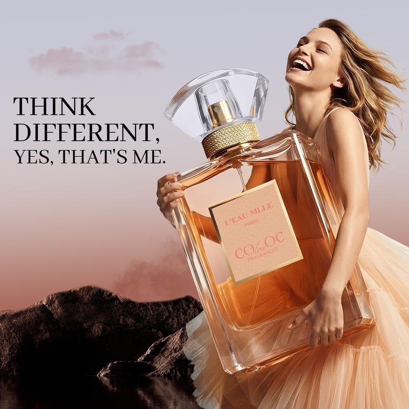 L'EAU MLLE French Perfume for Women, Fresh Floral Oriental Scent With Citrus | Rose | Vanilla | Musk, Long Lasting Eau de Parfum for Daily Wear | Luxury Fragrance Gift, A Red Empty Bottle