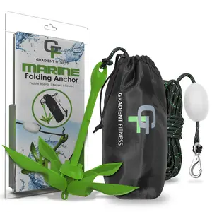 Gradient Fitness Kayak Anchor | Paddle Board Anchor, Small Boat and Canoe Anchors, Jet Ski Anchor