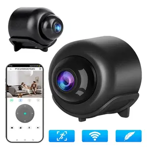 Portable Mini Camera, USB Rechargeable HD Video Recording Camera, Motion-Detection for Home Security, Surveillance & Baby Monitoring, Wireless Security Cameras