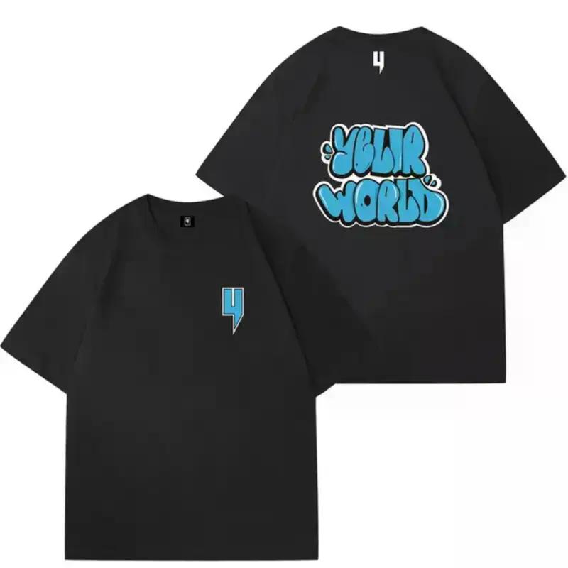 Yelir Men’s Loose Fit Pure Cotton Short Sleeve T-Shirt ,Graphic Tee, Unisex Shirt, Trending Shirt