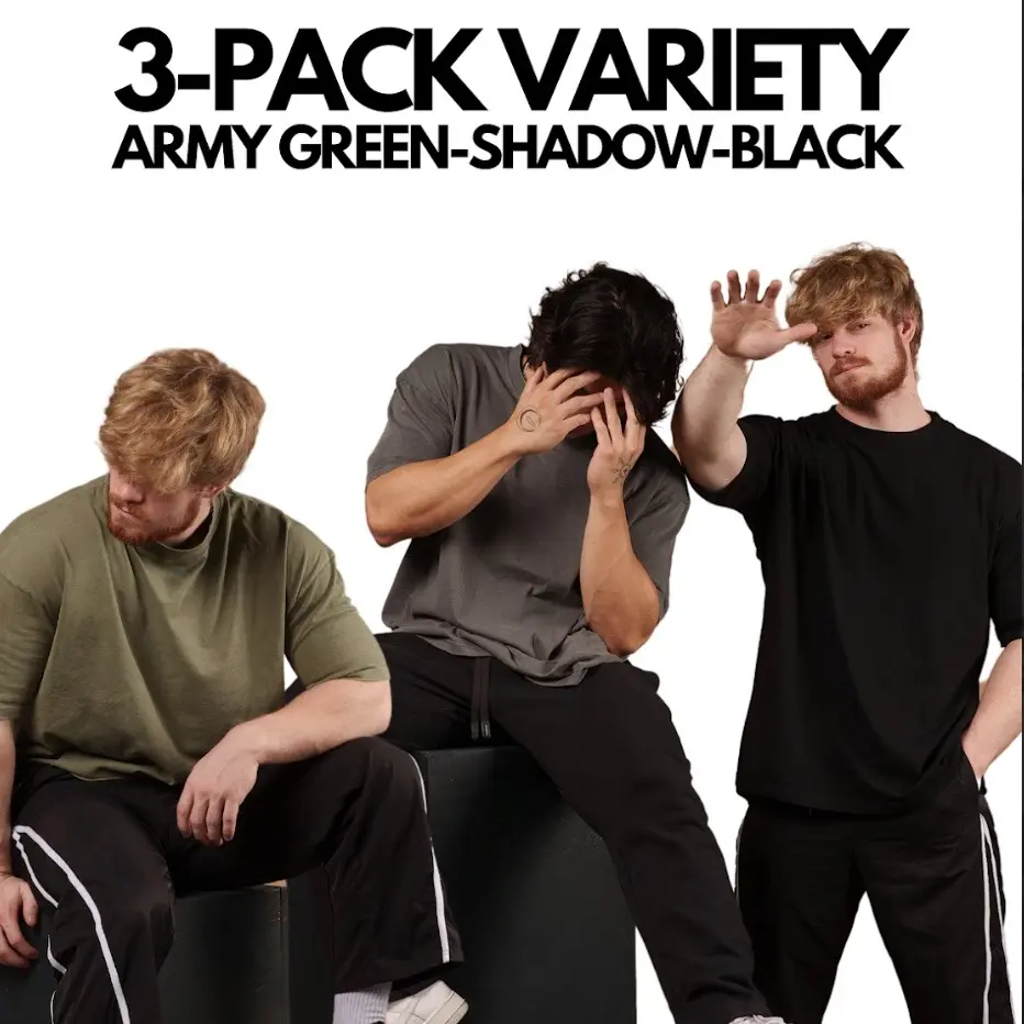 3 PK Variety (Black-ArmyGreen-Shadow)