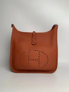 Pre-owned HERMÈS leather Shoulder Bags Hermes Evelyne 【BF 12Z】