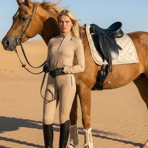 Royal Equestrian La Formation Riding Tights Full Seat Beige