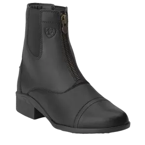 Ariat Ladies Performance Scout Paddock Black Zip-up Boots 10012741