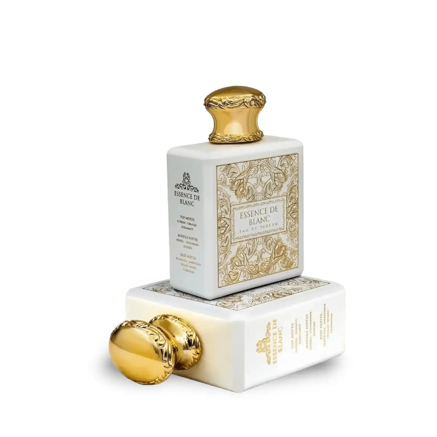 French Avenue Essence De Blanc EDP 100ml - Fresh Clean Sophisticated Unisex Fragrance for Daily Wear Office & Casual Use