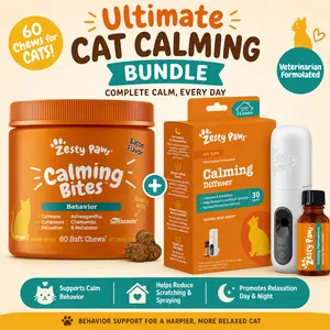 Cat Calm & Comfort Bundle – Cat Calming Diffuser + Calming Bites