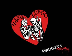 Lord Grimley's Manor - Red and White Hasta Luego - Haunter's House Series - Enamel Pin