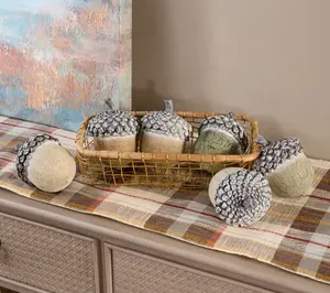 Set of 6 4.5" Acorns by Valerie
