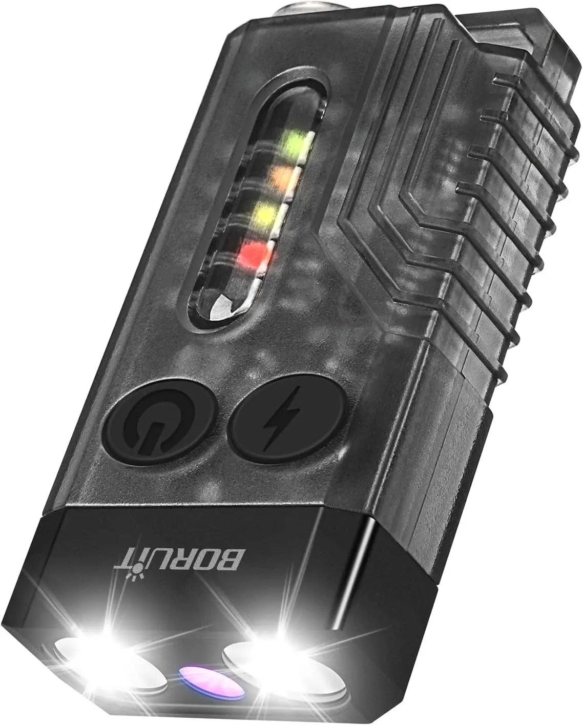 V10 Small  Flashlight with 365nm UV Black Light - Super Bright, USB C Rechargeable Led  Flash Light with Cob Side Light,