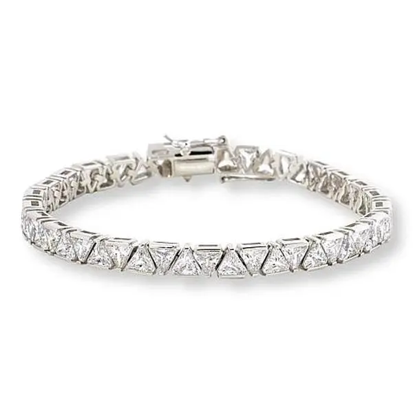 Radiance by Absolute™ Silver Magic Magnet Clasp Line Bracelet