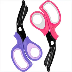 2 Pack Medical Scissors Trauma Shears -8 inch Patented Bandage Scissor Heavy Duty Surgical Grade EMT Scissors for EMT Workers Doctors Nurses
