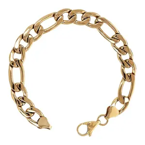 Steel by Design Men's Figaro Link Chain Bracelet