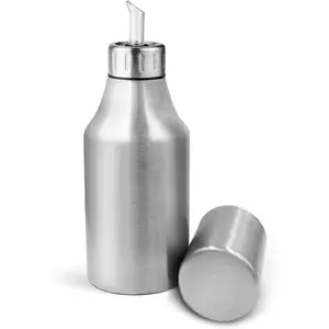 Olive Oil Dispenser,Oil Bottle Stainless Steel Leak Proof Olive Oil Decanter for Kitchen