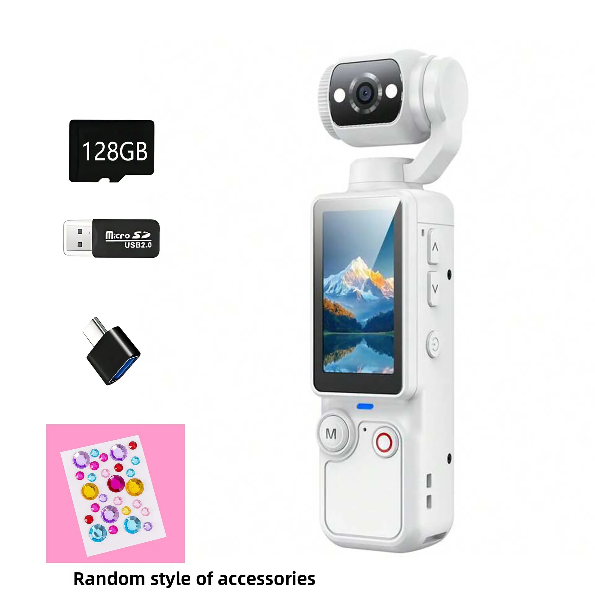 White + 128G + Decorative Stickers