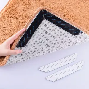 4/8/10pcs Rug Pad Gripper, Non Slip Washable Grippers for Rug, Non Slip Rug Gripper for Hardwood Floors, Flat Sticker Type Carpet Stickers