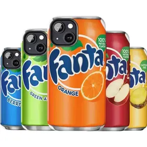 Colorful Enjoy A Fanta Soda Can Retro Pop Art Logo Heavy Duty Tough Phone Case Shockproof Drop Protection Durable Hard Cover Aesthetic for iPhone 11 12 13 14 15 16 17 Pro Max Plus