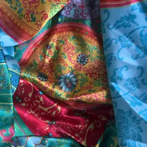 Minimalist Printed Satin Scarf, Boho Style Scarf, New Spring Fashion Accessory, Versatile Use as Waistband, Bag Decoration, Ribbon, Headband, Ideal for Women, Versatile Headscarf