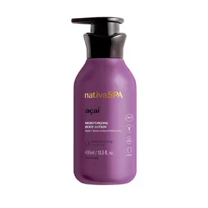 O Boticário Nativa SPA Açaí Body Lotion 400ml Brazilian Moisturizing Fragranced Cream Lightweight Silky Nourishing Scent