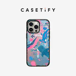 CASETiFY Under the Sea by Grace Andersson iPhone 16/15/14 Series Phone Case MagSafe Impact / Impact / Bounce Case - Black