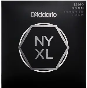 D'Addario NYXL1260 Nickel Wound Electric Guitar Strings, Extra Heavy, 12-60