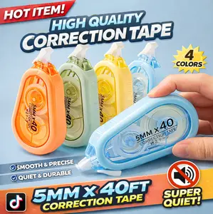 5-Pack Cute Correction Tape for School, Office and Daily Notes
