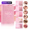 【Black Friday】5-Page Book-Style Makeup Palette, Multicolor Shimmer and Matte Eyeshadows, Powder Blush, Highlighter, and Lip Gloss, Cosmetic Gift Set for Women, Ideal for Holidays and Parties #GLOBAL PICKS