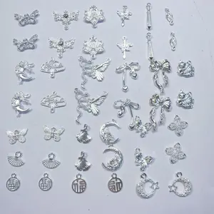 【D006】Alloy Charms and Pendant for Bracelet and Necklace DIY Jewelry - Spiritual Gift for Women with Elegant Designs and Unique Accents