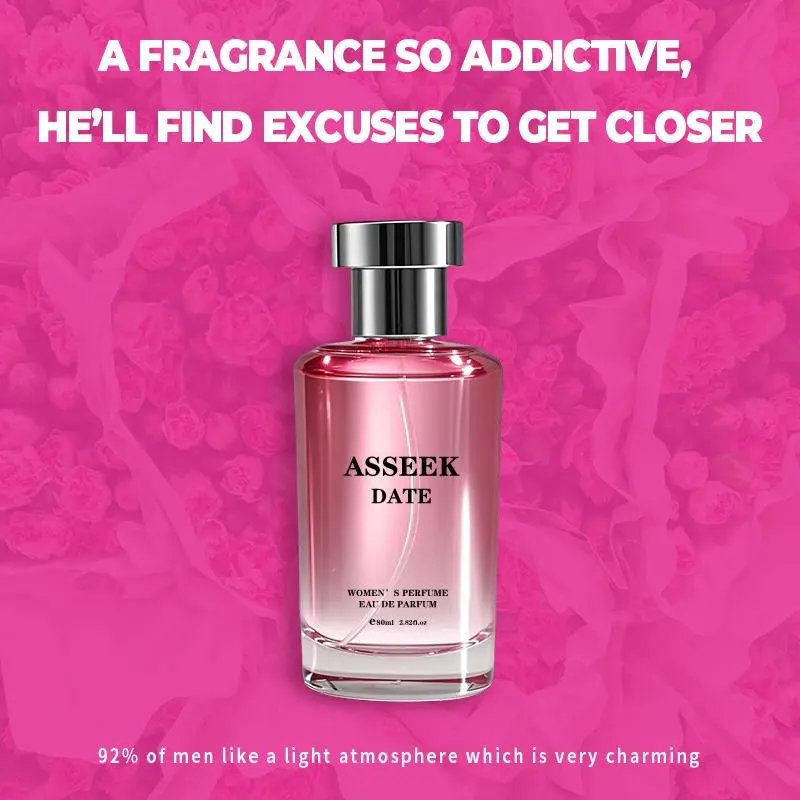 ASSEEK Women's Perfume, Long Lasting Fragrance for Women, Floral and Fruity Scented Perfume, Daily Fragrance,2.71oz（80ml） Cosmetics Pink yara perfume perfume amber rouge Rose yara perfume penhaligon halfeti perfume Berries