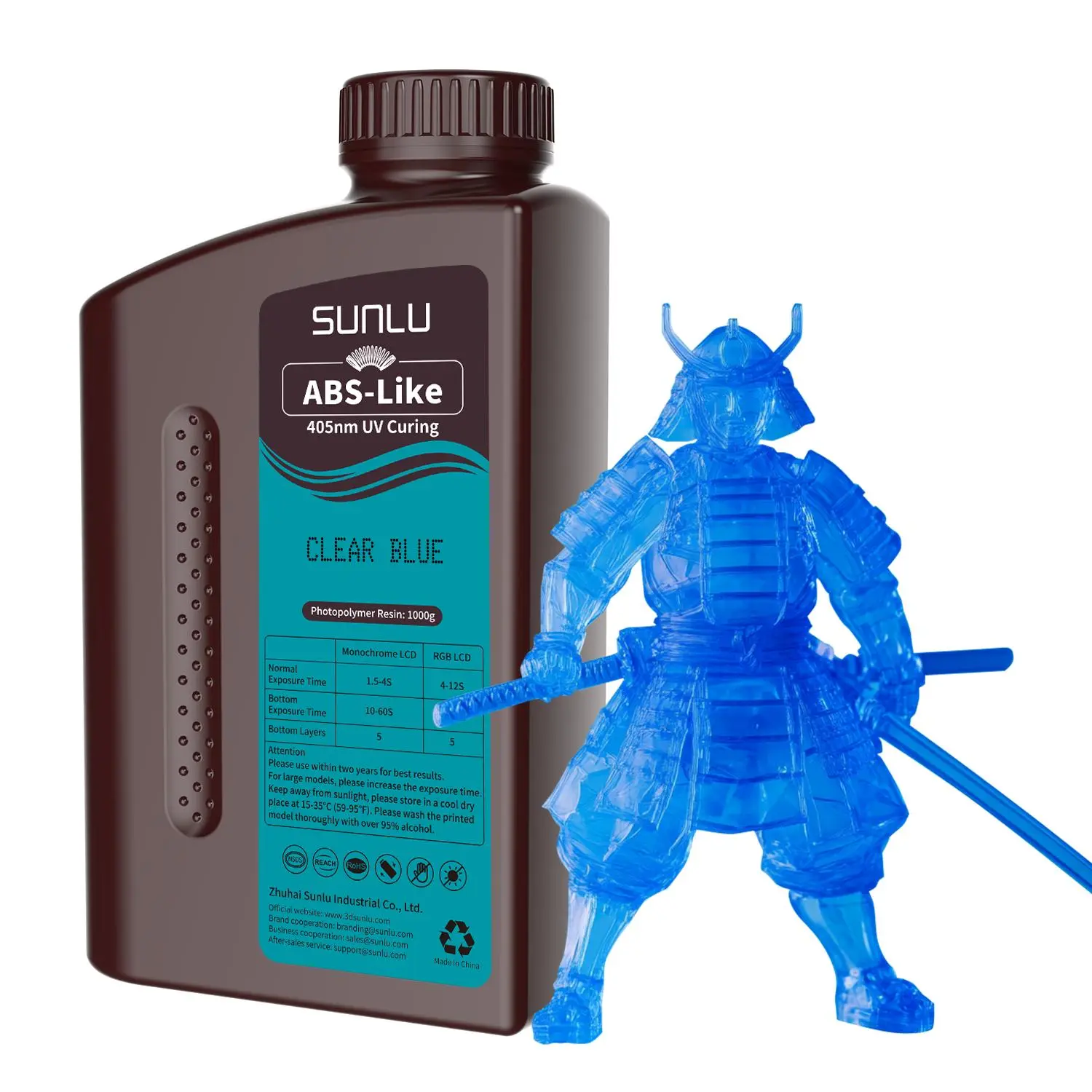 ABS Like Resin | Transparent Blue 1kg