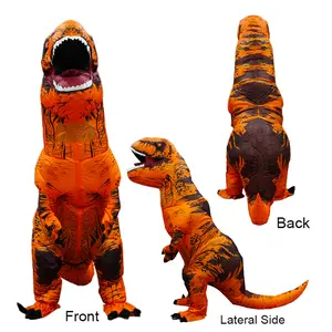T-Rex Inflatable Costume Dinosaur Suit for Adults, Perfect for Halloween Parties & Role-Playing, Easy to Wear & Remove, No Batteries Included