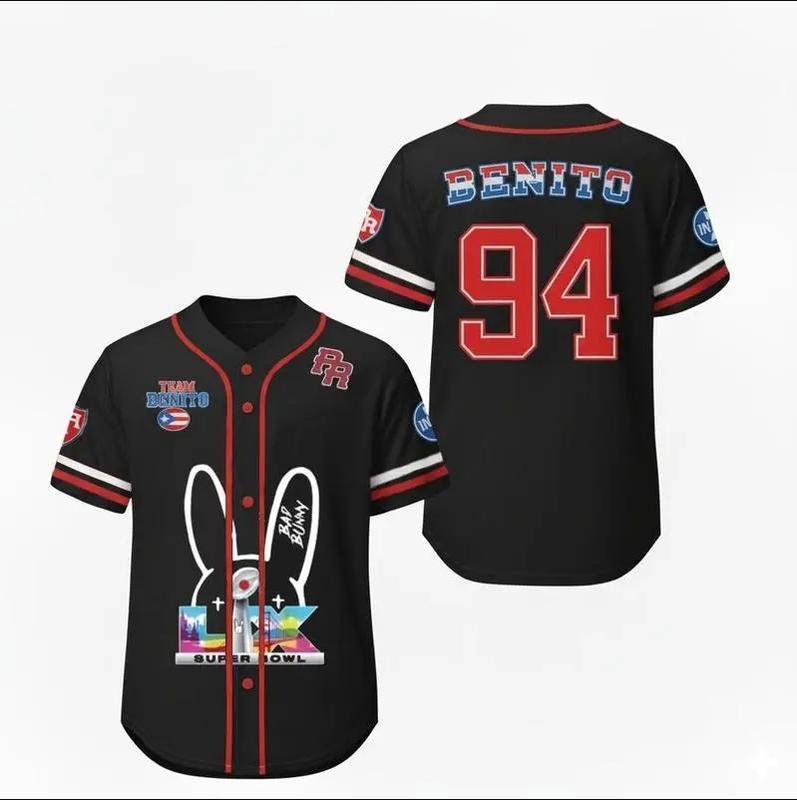 Professional Team Benito 94 Baseball Jersey Black Red Puerto Rico Inspired Shirt for Men Women Latin Culture Urban Style Sports Top