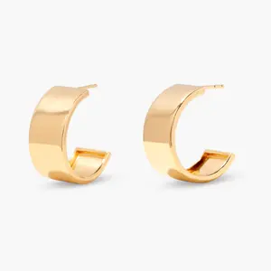 Asha Hoops in Gold by Brook and York Jewelry