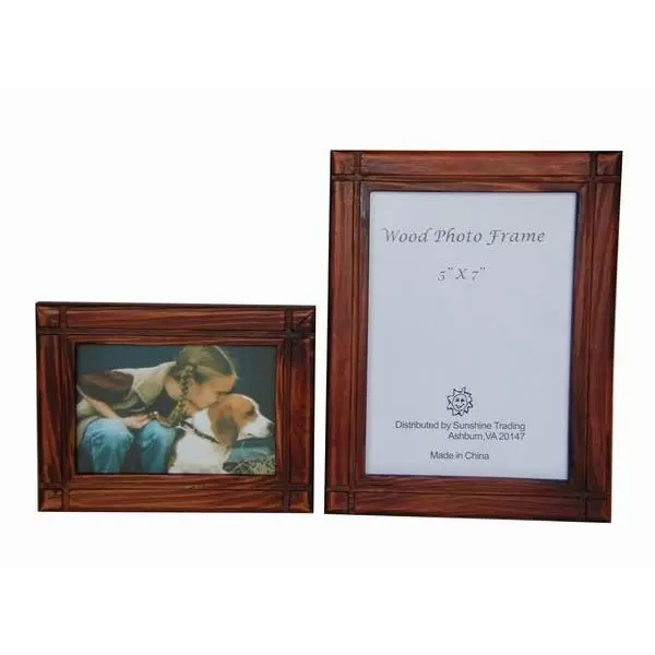 212 MAIN Handmade Wooden Photo Frame, Classic Rectangular Design for 5x7 in Pictures, Baby and Maternity Room Wall Decor, Classic Rectangular Frame, Frame Design