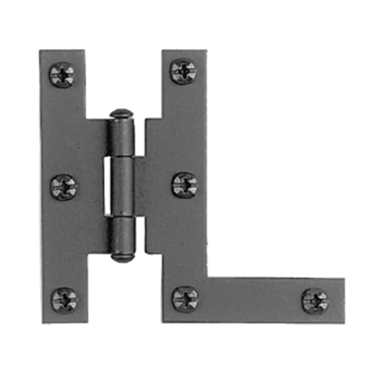 212 MAIN Acorn AH4BQ 01443 Rustic Iron 3-Inch HL Offset Hinge - Surface Mount Sailing & Water Sports Hardware