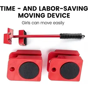 Mobile Appliance Dolly and Lift Wheel Tool Set, Durable and Reliable, Safe and Easy Moving, Convenient Rearrangement Tools