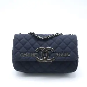 Pre-owned CHANEL Canvas Shoulder Bags 2008 Cruise Line Shoulder Bag B22203
