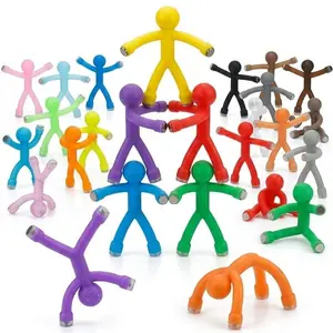 EFFUN Magnetic Fidget Toys for Adults & Kids 10 Pack – Magnetic People Figures, Cool Sensory Building Toys for Autism, ADHD or Stress Relief, Travel Essentials for Road Trips, Fridge Magnets, Easter Basket Stuffers & Birthday Gifts for Toddlers, Teens