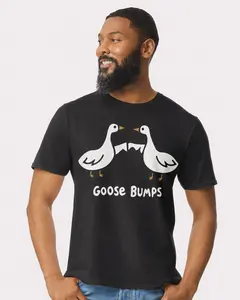 Goose Bumps Black Graphic Tee