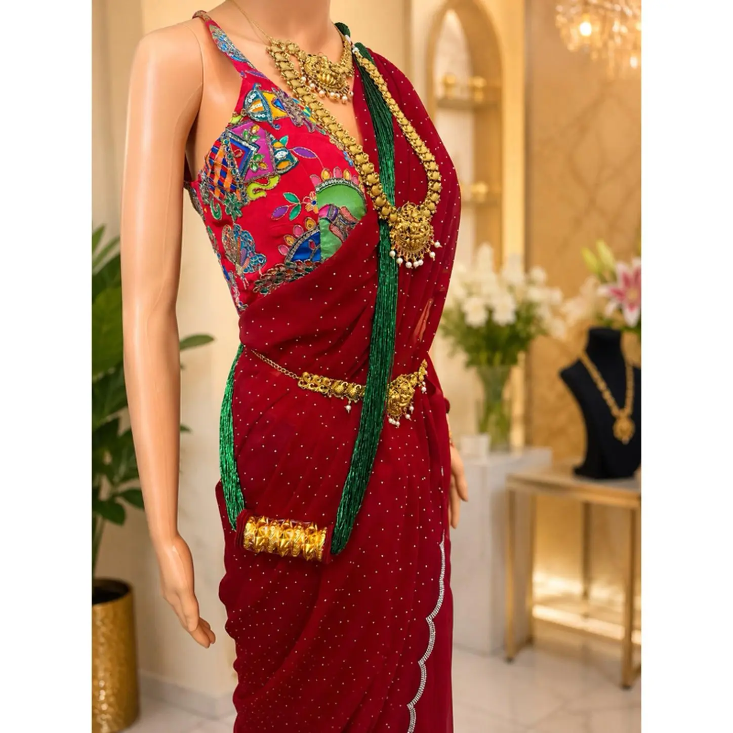 Green Chadke Tilhari with Normal Pote