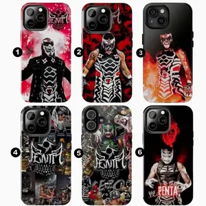 Pentagón Jr WWE Champions Collection Tough phone Case, Gift for Sport Fan Compatible with iPhone X, 11, 12, 13, 14, 15, 16, 17 Series & Galaxy Series