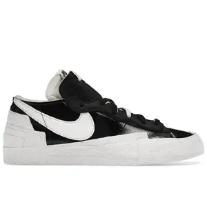 Nike Men's Blazer Low Sacai Black Patent Leather, from StockX