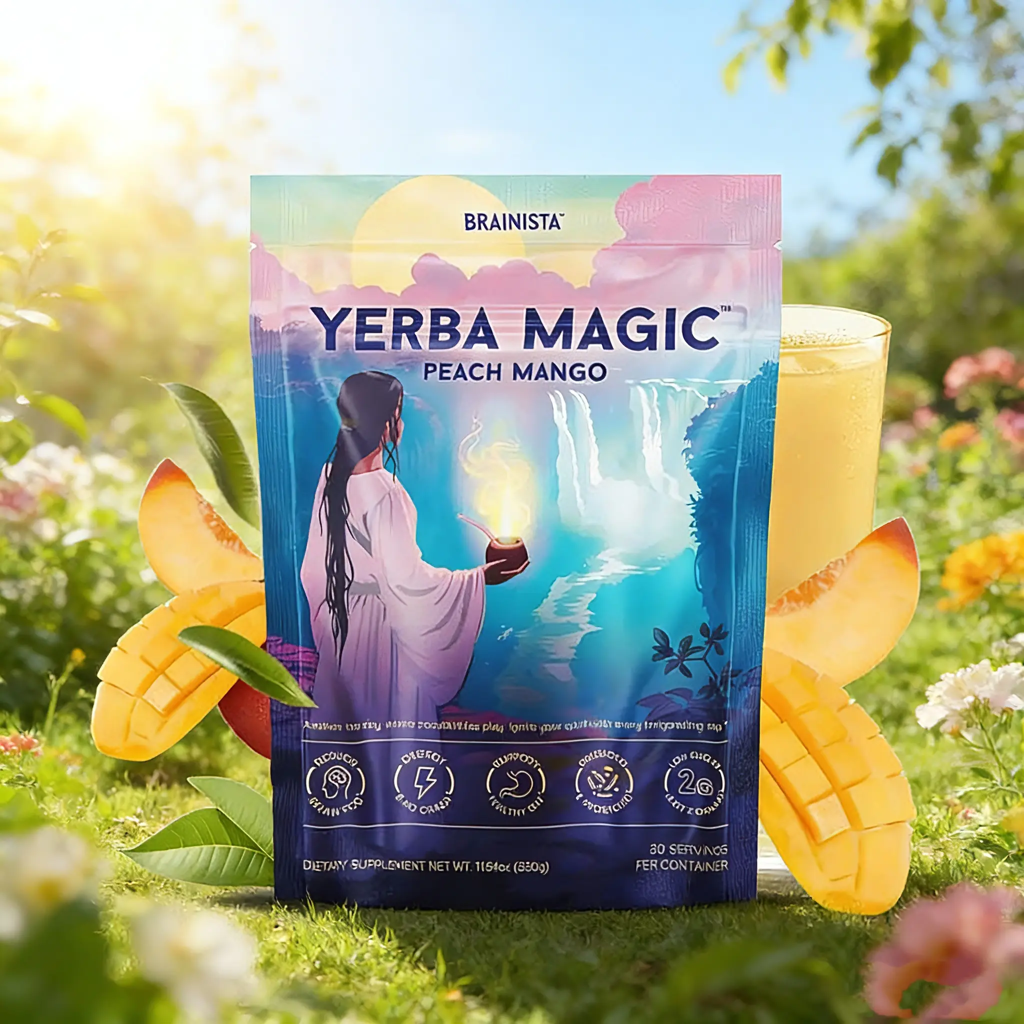 Yerba Magic I Yerba Mate Instant Tea Powder I20,24, or 30 Servings I Multiple Flavors Available Beverage